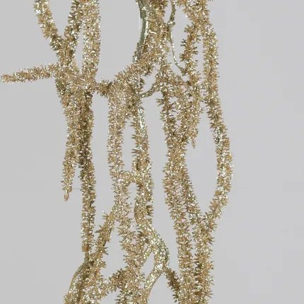 Amaranthe artificielle déco 180 cm or sur fond gris