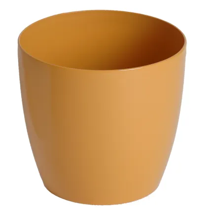 Petit pot jaune diam 13.5 ou 15 cm