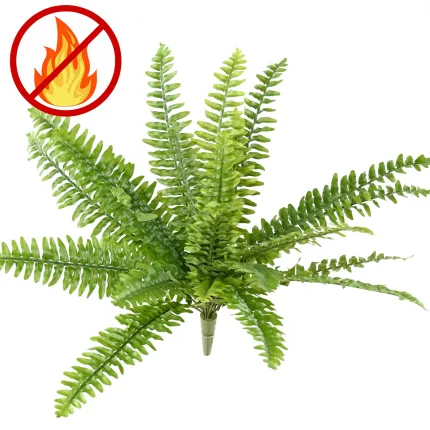 Fougère artificielle ignifugée