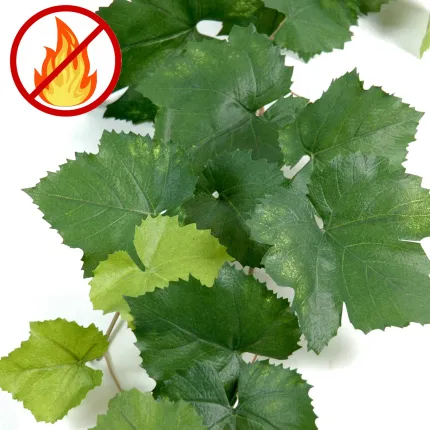 Feuillage synthétique de vigne ignifugé