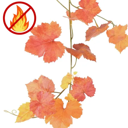 Guirlande de vigne automne ignifugée