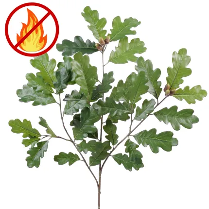 feuillage de chêne artificiel ignifugé