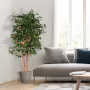 ORANGER artificiel NEW 180 cm ANTI FEU dans un salon