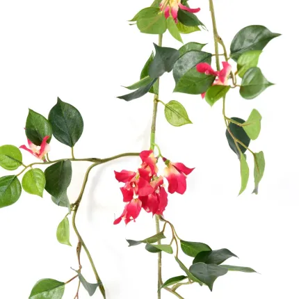 Guirlande de bougainvillée en fleurs 110 cm artificielles ANTI FEU