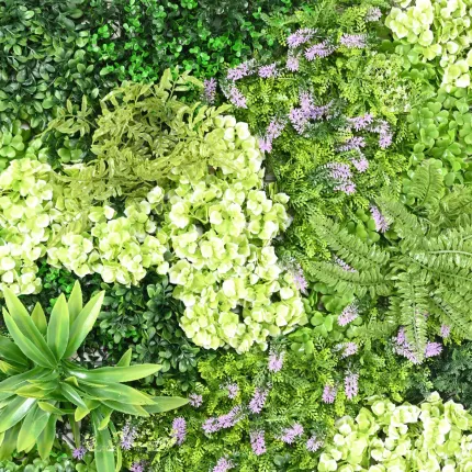 vu rapproché MUR VEGETAL N 100 x 100 cm