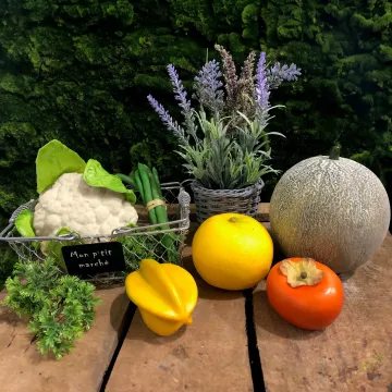 mise en situation PAMPLEMOUSSE artificiel 10 cm au marché