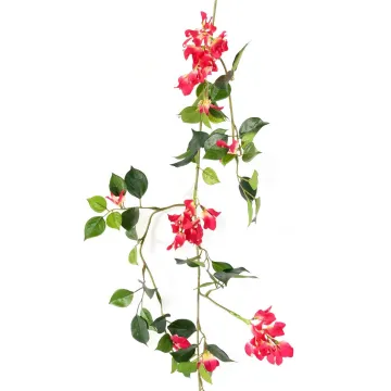 Guirlande de bougainvillée en fleurs 110 cm artificielles ANTI FEU