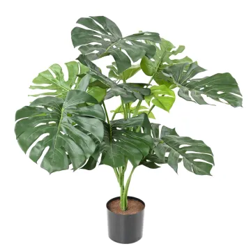 PHILODENDRON GEANT artificiel 85 cm ANTI FEU