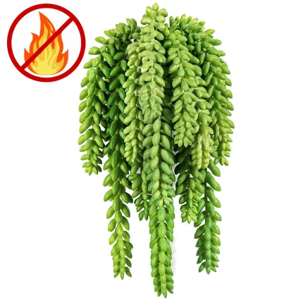 SEDUM MORGANIANUM artificiel ou orpin de morgane 30 cm ignifugé