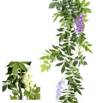 guirlande GLYCINE artificielle 170 cm ANTI FEU