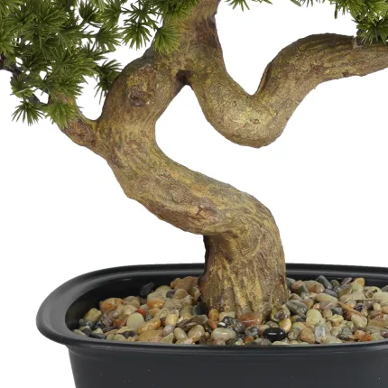 tronc et coupelle BONSAI pin artificiel  43 cm