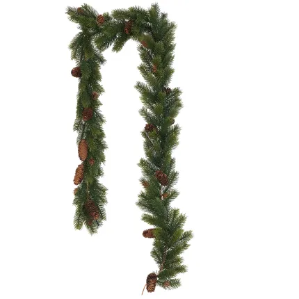 GUIRLANDE Artificielle de sapin et pomme de pin 180 cm