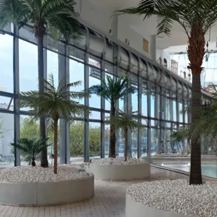 décoration avec palmier PHOENIX artificiel CANARIENSIS  350 et 420 cm