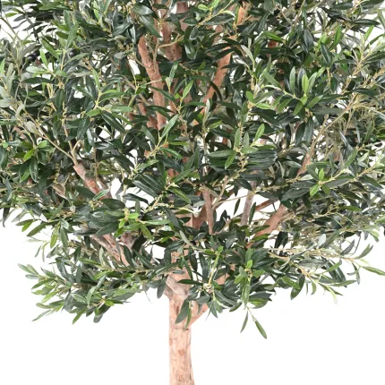 feuillage et tronc OLIVIER artificiel NEW TETE large (olives noires) 150 à 220 cm
