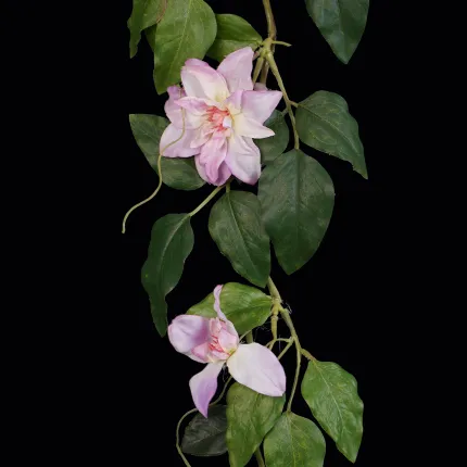 Guirlande de clématite en fleurs 160 cm