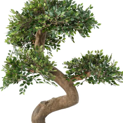 feuillage et tronc BONSAI artificiel ORME 90 cm