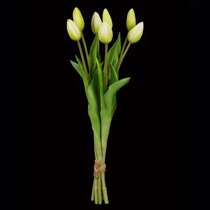 bouquet de 7 TULIPES artificielles 44 cm