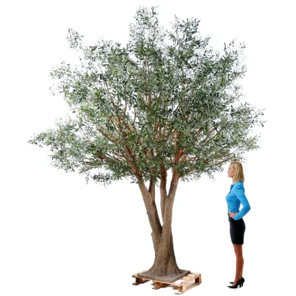hauteur sous feuillage OLIVIER artificiel NEW TREE 350 cm