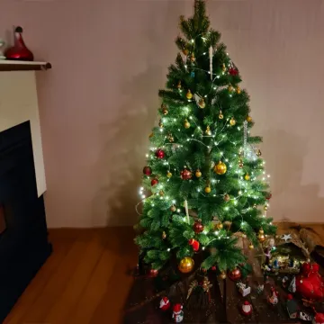 Sapin de noël DE FRASER artificiel décoré