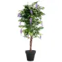 GLYCINE artificielle LIANES  new de 110 à 180 cm lavande en pot