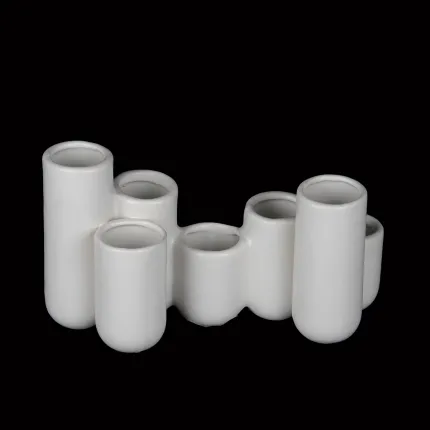 Vase FLUTE de PAN 21 x 12 cm de face