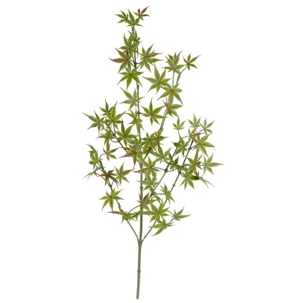 branche artificielle ERABLE plastique 70 cm (aralia) vert rouge