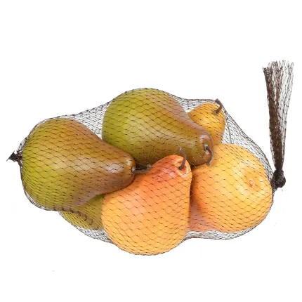 filet 6 POIRES artificielles 10 cm