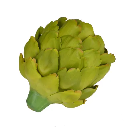 ARTICHAUT artificiel 14 cm vert de profil