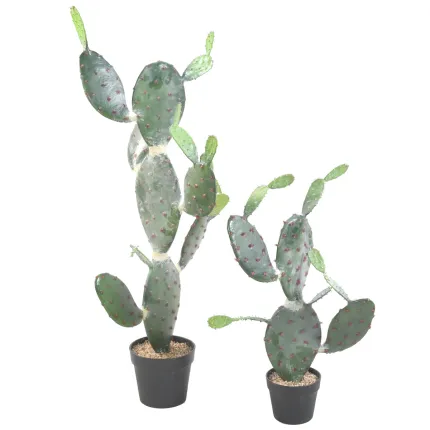CACTUS artificiel PLAT 70 et 120 cm