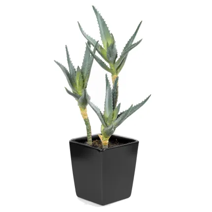 ALOE artificiel  35 cm - en pot