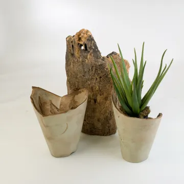 mise en situation ALOEVERA artificiel 60 cm sur pic en pot