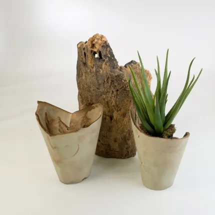 mise en situation ALOEVERA artificiel 60 cm sur pic en pot