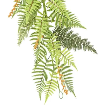 guirlande fougère artificielle plastique 180 cm - extrémité