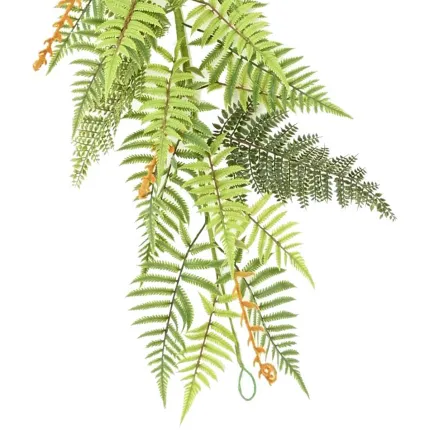 guirlande fougère artificielle plastique 180 cm - extrémité