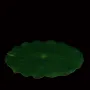 set de table feuille nénuphar artificiel diam  40 cm de profil
