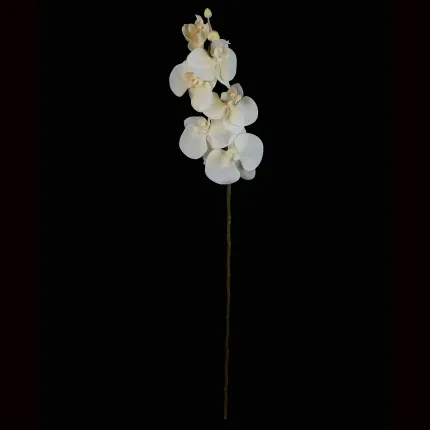 Orchidée PHALAENOPSIS artificielle pailletée 73 cm en tige