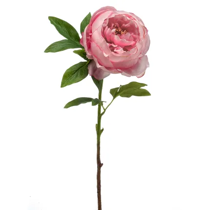 PIVOINE artificielle boule 66 cm rose