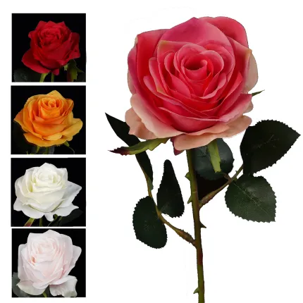 ROSE artificielle  45 cm