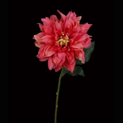 DAHLIA artificiel 60 cm rose beauty
