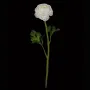 RENONCULE artificielle  46 cm crème en tige