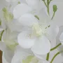 Orchidée artificielle Vanda blanche - détail des fleurons