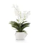 Fausse orchidée Vanda blanche H60cm en pot