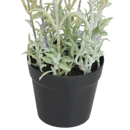 pot LAVANDE artificielle en pot 30 cm
