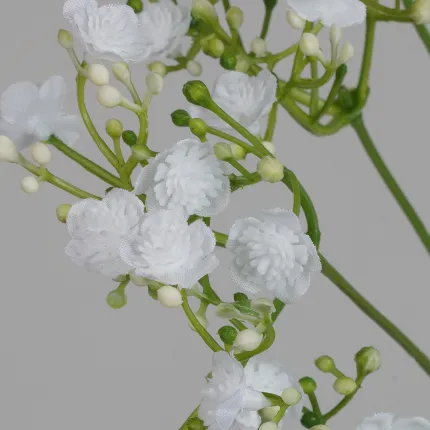 Gypsophile artificiel blanc 69 cm - détail des fleurs