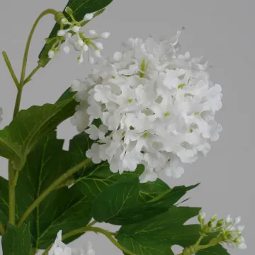 BOULE DE NEIGE ou VIBURNUM artificiel  75 cm - détails