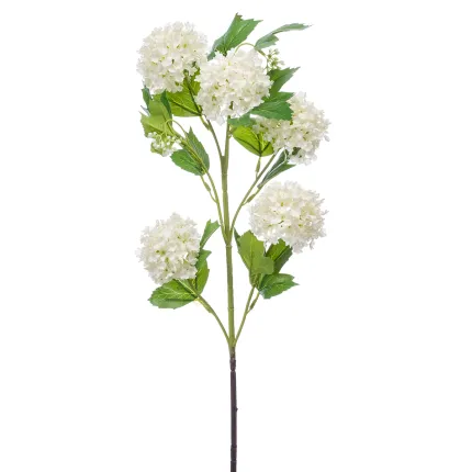 BOULE DE NEIGE ou VIBURNUM artificiel  75 cm