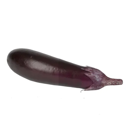 AUBERGINE artificielle 19 cm de profil