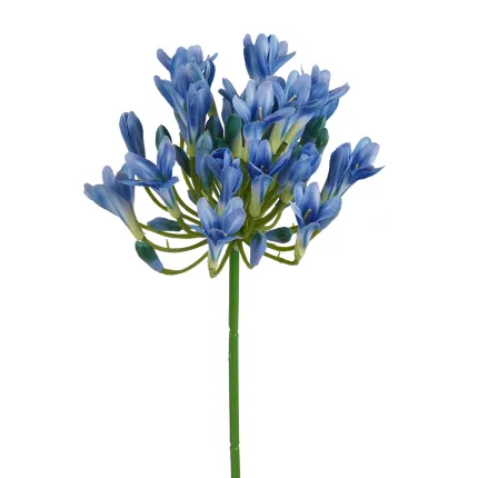 AGAPANTHE artificiel  75 cm bleu