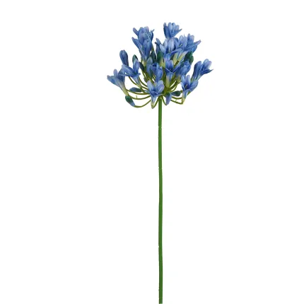 AGAPANTHE artificiel  75 cm bleu en tige