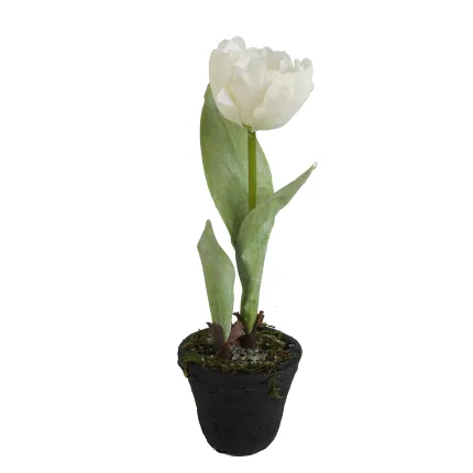 TULIPE artificielle en pot 26 cm